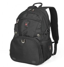 瑞士军刀（SWISSWIN）多功能双肩背包SW9035金属拉链环保面料*