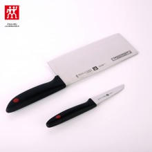 双立人 刀具两件套 红点套刀 蔬菜刀 中片刀 人体工学手柄