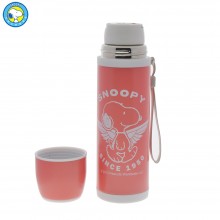 史努比（Snoopy）保温杯 便携水杯 天使系列 不锈钢保温水杯 食品级安全 500ML