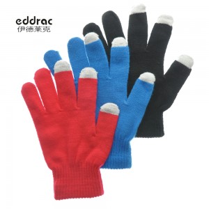 伊德莱克 触屏手套 Touch高灵敏度 冬季使用手机 应季产品