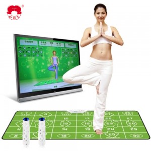 小霸王 跳舞毯 瑜伽跳舞毯 D600B 双人互动体感游戏机 健身运动家用感应电玩