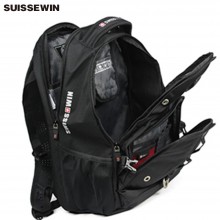 瑞士军刀（SWISSWIN）书包 多功能双肩背包SW9206金属拉链环保面料