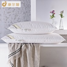 康尔馨 枕头 75%白鸭绒软硬枕 纯棉面料 大硬枕 91cm*51cm*1710g