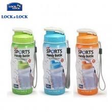 乐扣乐扣 水杯HPP726 彩色手提型运动水壶 创意塑料水杯子 儿童饮水杯带盖 350ml