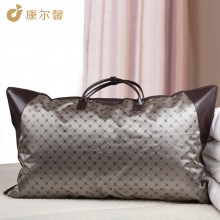 康尔馨 枕头 75%白鸭绒软硬枕 纯棉面料 大硬枕 91cm*51cm*1710g