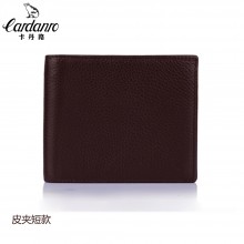 卡丹路 钱包 高档钱夹 商务休闲钱包 优质头层牛皮夹 短款
