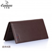 卡丹路 钱包 高档钱夹 商务休闲钱包 优质头层牛皮夹 长款
