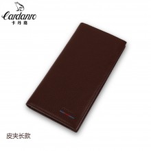卡丹路 钱包 高档钱夹 商务休闲钱包 优质头层牛皮夹 长款