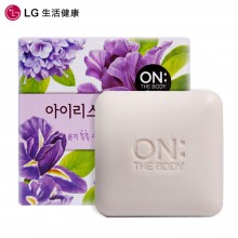 LG 香皂 韩国进口 安宝笛 鸢尾花味香皂 天然植物配方 90g (新老包装随机发)
