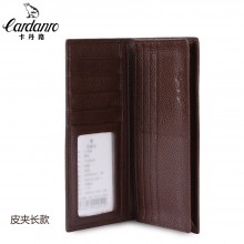 卡丹路 钱包 高档钱夹 商务休闲钱包 优质头层牛皮夹 长款