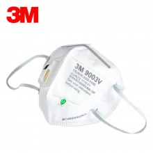 3M 口罩 学生 女士 青少年 小号 防雾霾 透气 防尘 自吸过滤式 防颗粒物呼吸器 有呼气阀 9003V 25只/盒