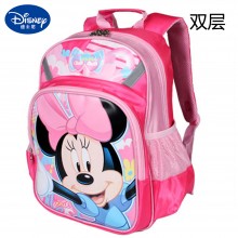 迪士尼 儿童书包SD10003 带隔层 加宽加厚透气肩带  减负学生书包 双肩背包