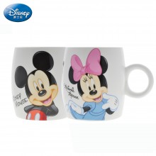 迪士尼 水杯 米奇米妮 陶瓷水杯 马克杯 咖啡杯 茶杯QQ杯
