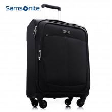 新秀丽 拉杆箱 SN-612E 拉杆软箱 20寸行李箱 黑色