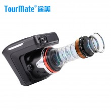 途美（Tourmate）电子狗行车记录仪一体机 D800 电子预警测速