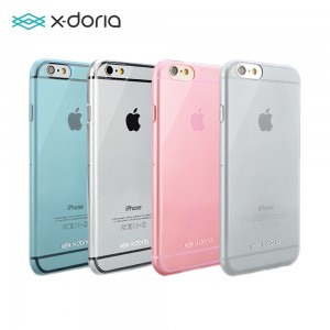 道瑞（X-doria）手机壳 iPhone6/6s 保护套 柔彩系列 透明防指纹手机壳