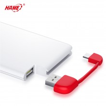 华美（HAME）移动电源（充电宝） N1 安卓版4000毫安红色