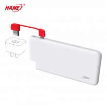 华美（HAME）移动电源 T6 超薄聚合物充电宝 10000mAh