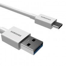 三星（SAMSUNG）Type-C手机充电线 S10+/NOTE9/S8 安卓三星/华为/小米充电器 1.5米白色