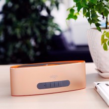 爱国者（aigo） M505便携式迷你音响 Mp3音乐播放器 可插卡播放 立体声无线蓝牙音箱 无线蓝牙音箱M
